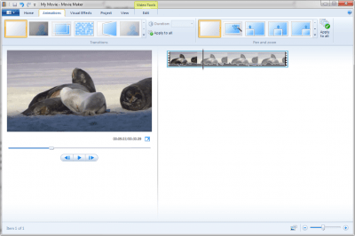 Screenshot of the application Windows Movie Maker 2012 - #6