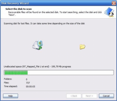 Screenshot of the application Linux Recovery - #3
