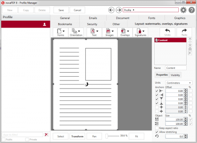 Screenshot of the application novaPDF Pro - #3