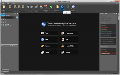 Screenshot of the application UltraCompare - #1