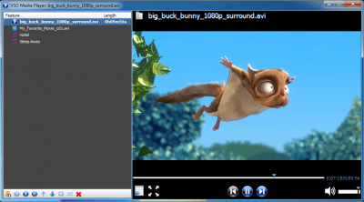 Screenshot of the application VSO Media Player - #2