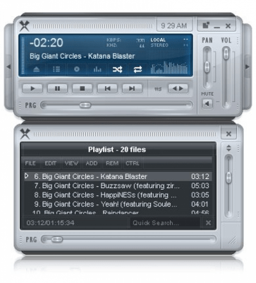 Screenshot of the application Xion Audio Player - #1