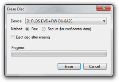 Screenshot of the application CDBurnerXP - #4