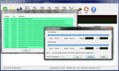 Screenshot of the application Accord CD Ripper - #3