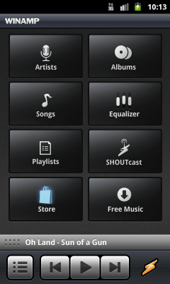 Screenshot of the application WinAmp - #5