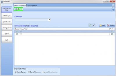 Screenshot of the application LookDisk - #3
