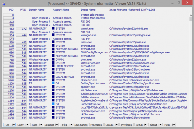 Screenshot of the application System Information Viewer - #2