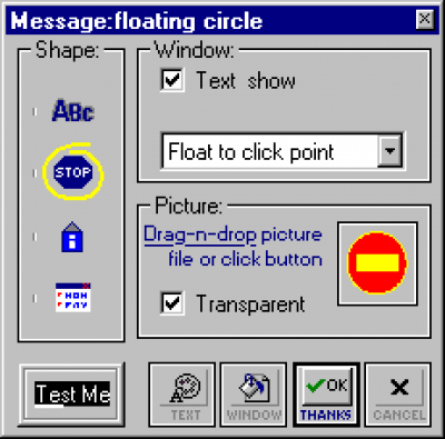 Screenshot of the application AMarker - #4