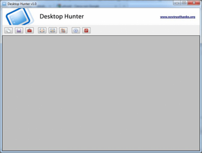 Screenshot of the application Desktop Hunter - #1