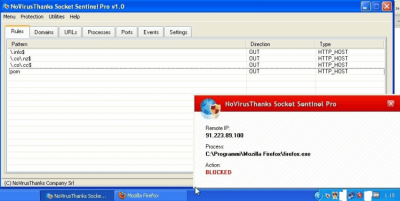 Screenshot of the application Socket Sentinel Pro - #3