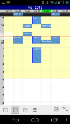 Screenshot of the application TouchDown for Smartphones - #3