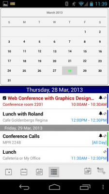 Screenshot of the application TouchDown for Smartphones - #5