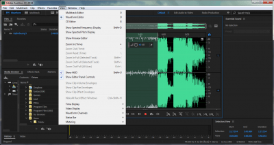 Screenshot of the application Adobe Audition CC - #1