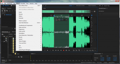 Screenshot of the application Adobe Audition CC - #2