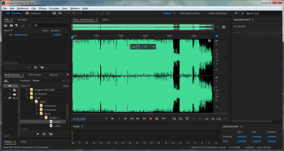 Screenshot of the application Adobe Audition CC - #4