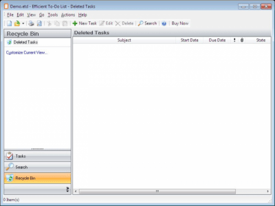 Screenshot of the application To-Do List - #4
