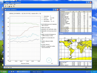 Screenshot of the application VIMeteo - #5