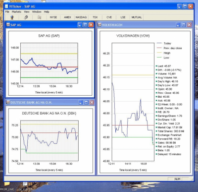 Screenshot of the application VITicker - #5