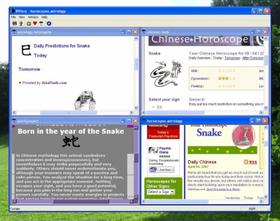 Screenshot of the application VIHoro - #3