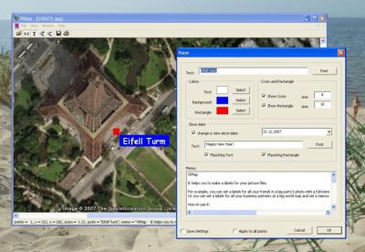 Screenshot of the application VIMap - #1