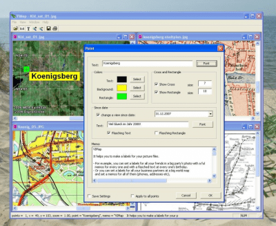 Screenshot of the application VIMap - #4