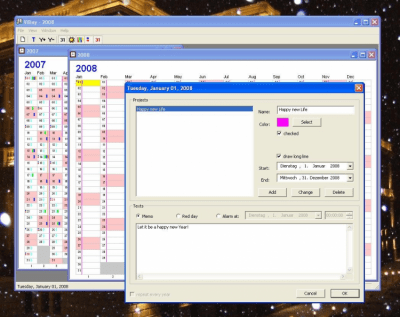 Screenshot of the application VIDay - #3