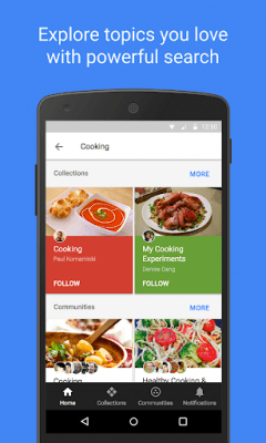 Screenshot of the application Google+ for G Suite - #3