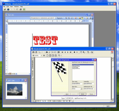 Screenshot of the application VIAlpha - #3