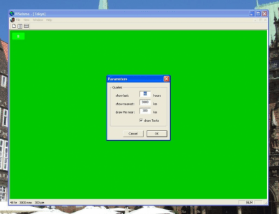 Screenshot of the application VISeismo - #5