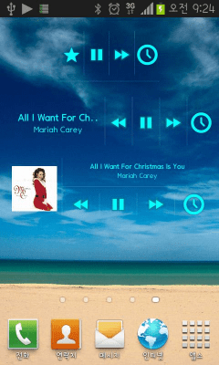 Screenshot of the application Music Timer Widget - #4