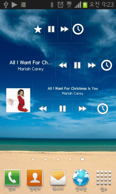 Screenshot of the application Music Timer Widget - #5