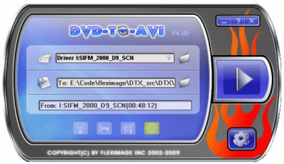 Screenshot of the application DVD-to-AVI - #1