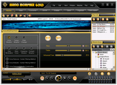 Screenshot of the application AV Music Morpher Gold - #8