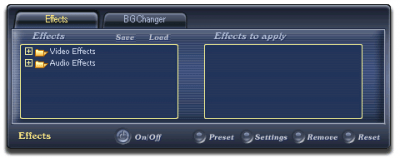 Screenshot of the application AV Webcam Morpher - #3