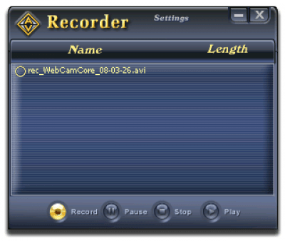 Screenshot of the application AV Webcam Morpher - #4