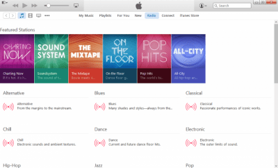 Screenshot of the application iTunes - #1