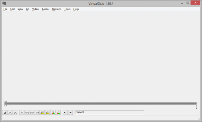 Screenshot of the application VirtualDub - #1