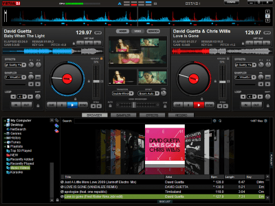 Screenshot of the application VirtualDJ 2018 - #1