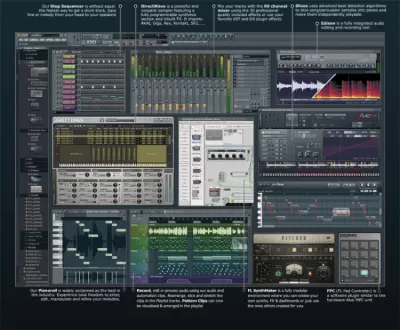 Screenshot of the application FL Studio - #1