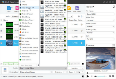 Screenshot of the application Xilisoft Video Converter Ultimate - #3