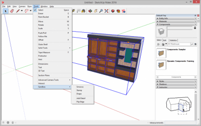 Screenshot of the application SketchUp Make - #3