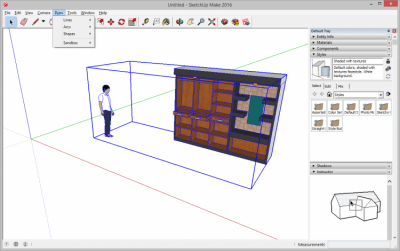 Screenshot of the application SketchUp Make - #4