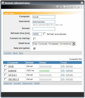 Screenshot of the application NetLimiter - #5