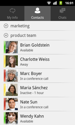 Screenshot of the application Lync 2010 - #4