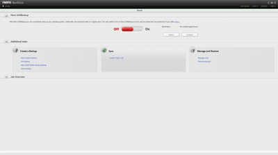 Screenshot of the application Nero BackItUp - #1