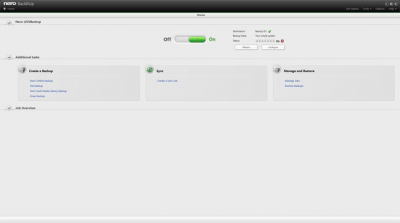 Screenshot of the application Nero BackItUp - #2