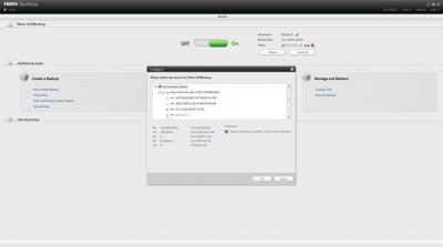 Screenshot of the application Nero BackItUp - #3