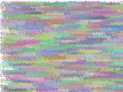 Screenshot of the application CrystalMark - #10