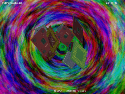 Screenshot of the application CrystalMark - #12