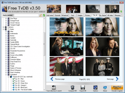 Screenshot of the application Free TvDB - #11